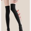 Women's autumn and winter long tube non-slip breathable compression sports socks (shaping style)