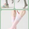 Women's high-tube compression socks, light, breathable, quick-drying, towel-bottomed professional sports socks
