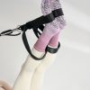 Women's autumn and winter cloud tie-dye pattern professional non-slip Pilates five-toe socks