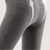 Women's autumn and winter high waist tummy control outer wear gray plus velvet micro pressure slimming pantyhose
