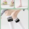 Women's high-tube compression socks, light, breathable, quick-drying, towel-bottomed professional sports socks