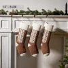 Christmas Retro Textile Sock Shape Candy Bag