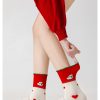 Cute and stylish cartoon couple Christmas socks set (5 pairs)