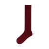 Women's autumn and winter double knitted thick wool warm calf socks