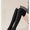 Women's autumn and winter long tube non-slip breathable compression sports socks (shaping style)