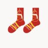 Autumn and Winter Fashion Christmas Cartoon Socks Set (5 Pairs)