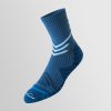 Men's autumn and winter breathable plush bottom professional running socks
