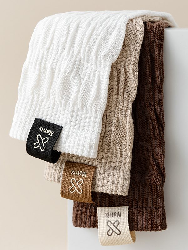Women's autumn and winter multi-color anti-shedding loose socks (5 pairs)