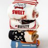 Women's Spring and Autumn French Oil Painting Style Retro Fashion Socks (5 Pairs)