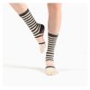 Women's split toe striped non-slip yoga sports socks