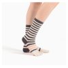 Women's split toe striped non-slip yoga sports socks