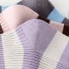 Women's Autumn and Winter Preppy Style Colorful Striped Socks (3 Pairs)