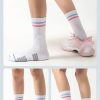 Men's summer antibacterial breathable non-slip professional basketball socks