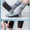 Men's antibacterial breathable sweat-wicking non-slip plush bottom professional basketball sports socks