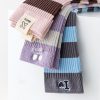 Women's Autumn and Winter Preppy Style Colorful Striped Socks (3 Pairs)