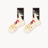 Autumn and Winter Fashion Christmas Cartoon Socks Set (5 Pairs)