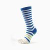 Women's split toe striped non-slip yoga sports socks