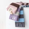 Women's Autumn and Winter Preppy Style Colorful Striped Socks (3 Pairs)