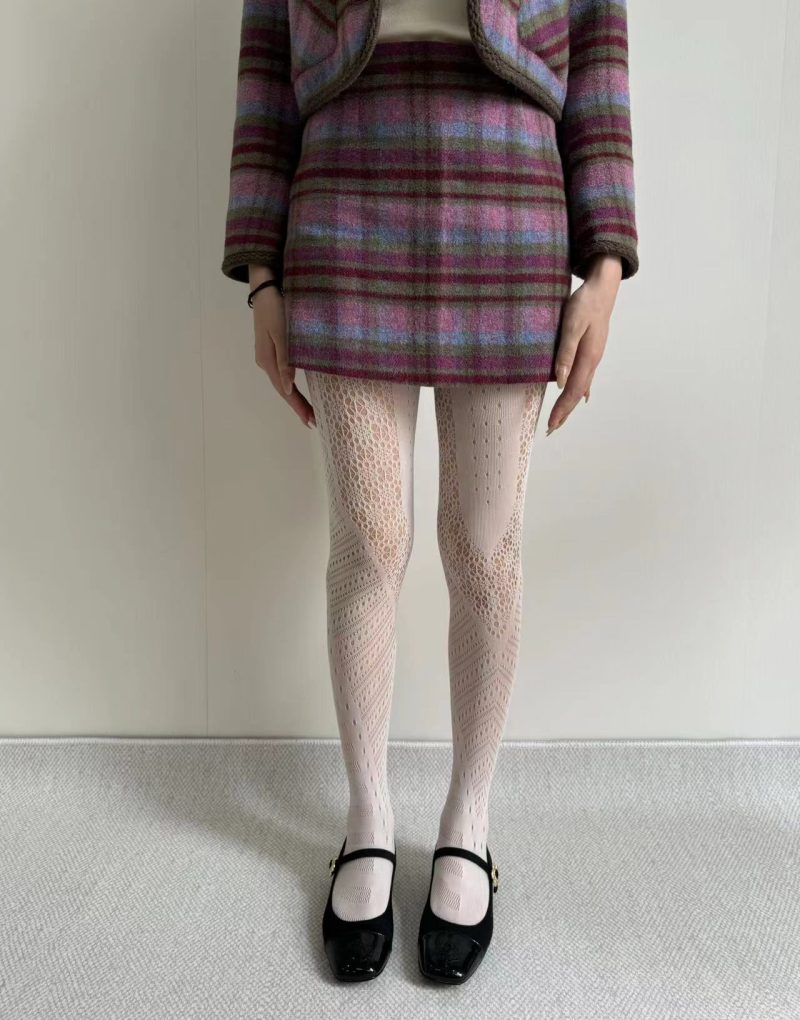 Women's Cyberpunk Hottie Irregular Anti-snagging Fishnet Socks - Image 21