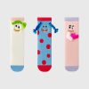 Women's winter thick warm coral fleece cartoon cute soft home socks (3 pairs)