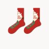 Autumn and Winter Fashion Christmas Cartoon Socks Set (5 Pairs)