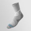 Men's autumn and winter breathable plush bottom professional running socks