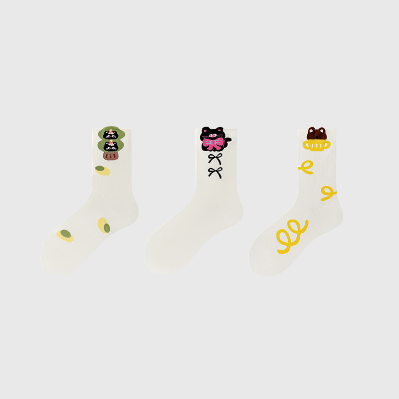 Women's Spring Party Fashion Socks (3 Pairs)