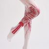 COSPLAY style weird strappy print pantyhose