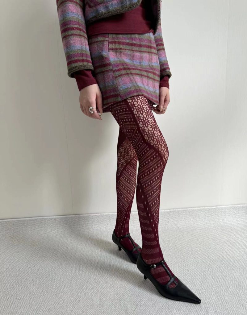 Women's Cyberpunk Hottie Irregular Anti-snagging Fishnet Socks