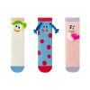 Women's winter thick warm coral fleece cartoon cute soft home socks (3 pairs)