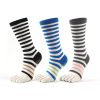 Women's split toe striped non-slip yoga sports socks