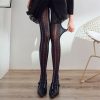 Women's European style palace beautiful vertical striped pantyhose