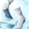 Men's antibacterial breathable sweat-wicking non-slip plush bottom professional basketball sports socks