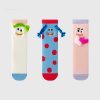 Women's winter thick warm coral fleece cartoon cute soft home socks (3 pairs)