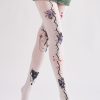 COSPLAY style dark anime print pantyhose