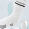 Men's summer antibacterial breathable non-slip professional basketball socks