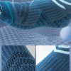 Men's autumn and winter breathable plush bottom professional running socks