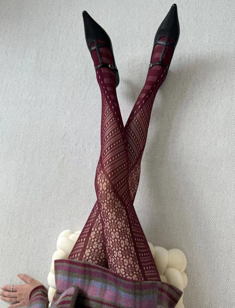 Women's Cyberpunk Hottie Irregular Anti-snagging Fishnet Socks - Image 8