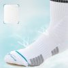 Men's summer antibacterial breathable non-slip professional basketball socks