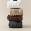 Women's autumn and winter multi-color anti-shedding loose socks (5 pairs)
