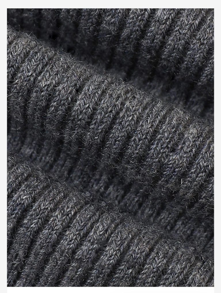 Women's Winter Solid Color Thick Warm Wool Knee Socks