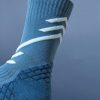 Men's autumn and winter breathable plush bottom professional running socks