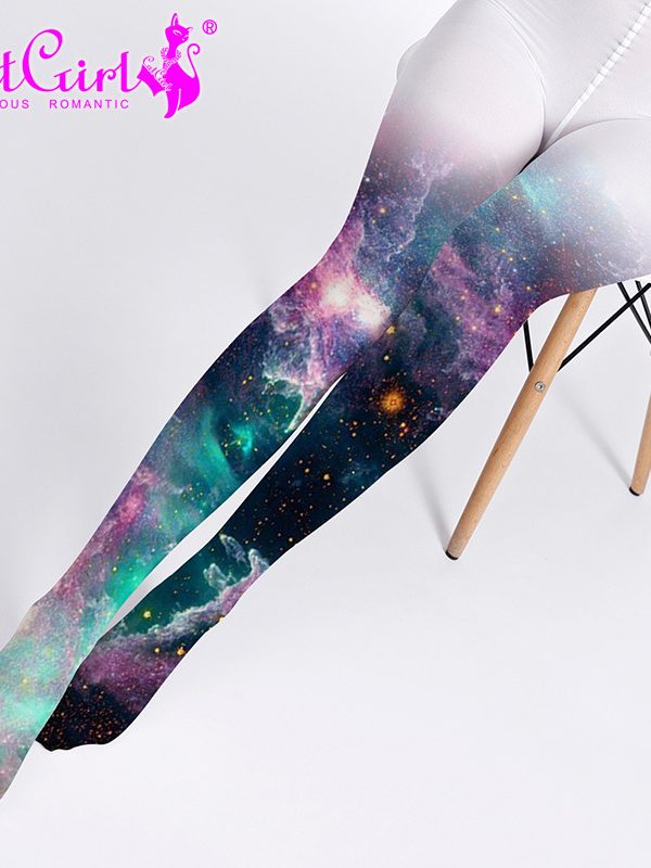 Lolita starry sky gradient stockings