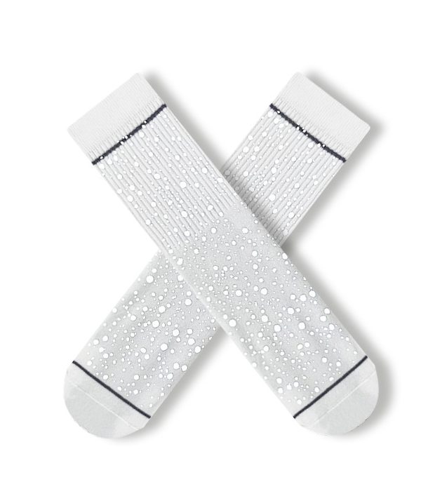 Women's spring, summer and autumn starry cotton socks