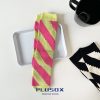 Women's summer niche trend spiral colorful hole socks