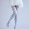 British style rhombus check two dimensional printed pantyhose