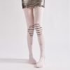 COSPLAY style machine armor printed pantyhose