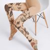 Moon fairy cosplay print thick stockings