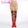 Modern Sunglasses Girl Print Stockings