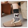 Women's Retro Furry Puppy Pattern Autumn and Winter Wool Warm Plush Socks